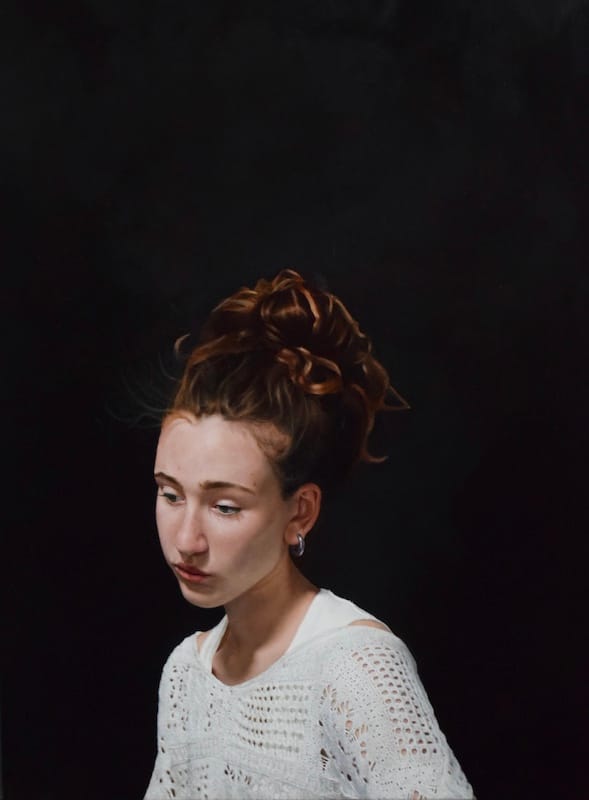 Portrait of Louisa Jeffers by Tom Jeffers — Oil on canvas