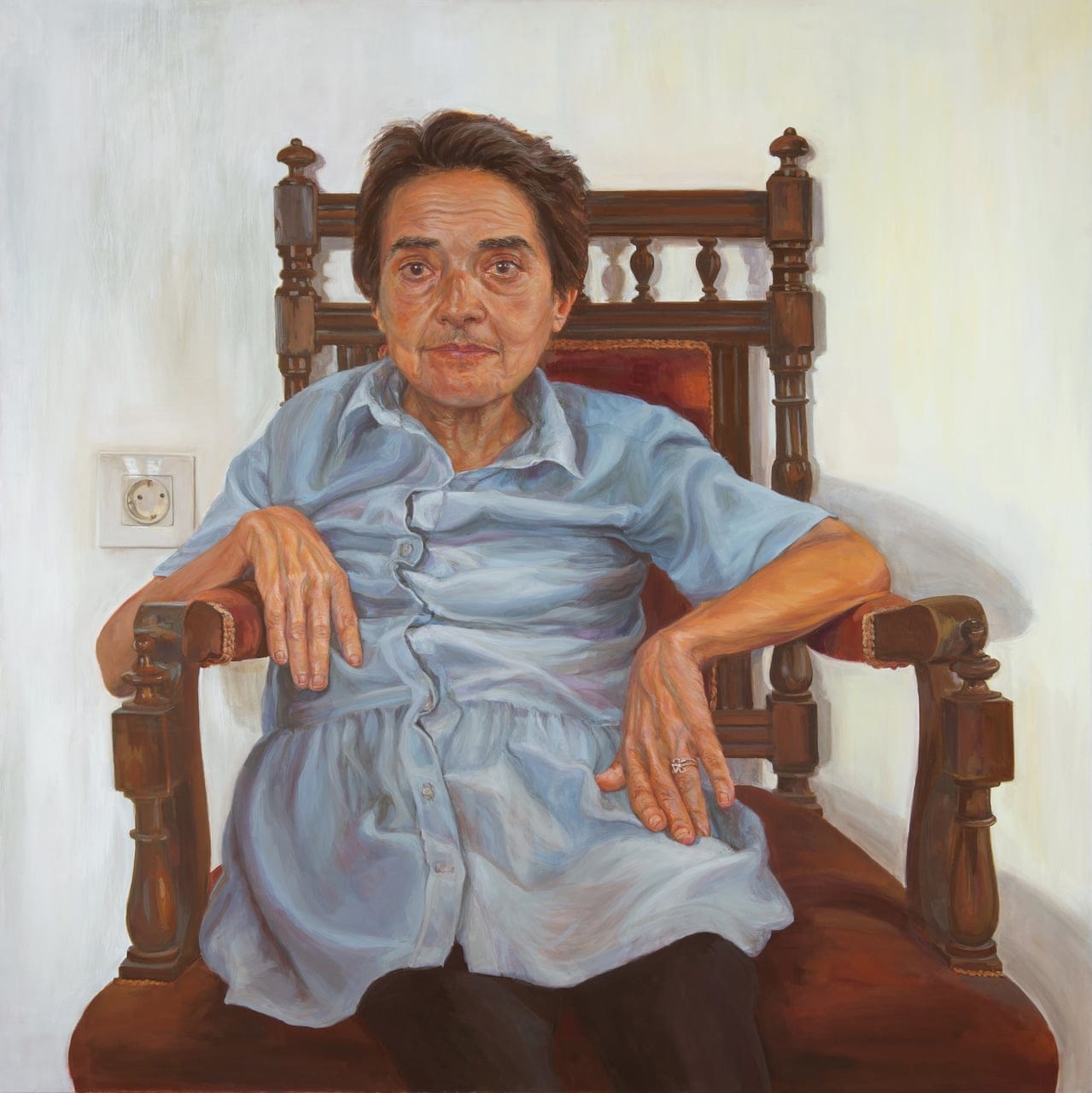 Free soul by Aglaia Perrakis, Egg tempera on canvas, 2022