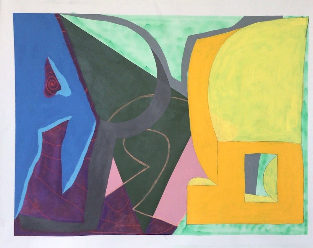 Vagabond by Caleb Sarvis, Acrylic and pastel on canvas