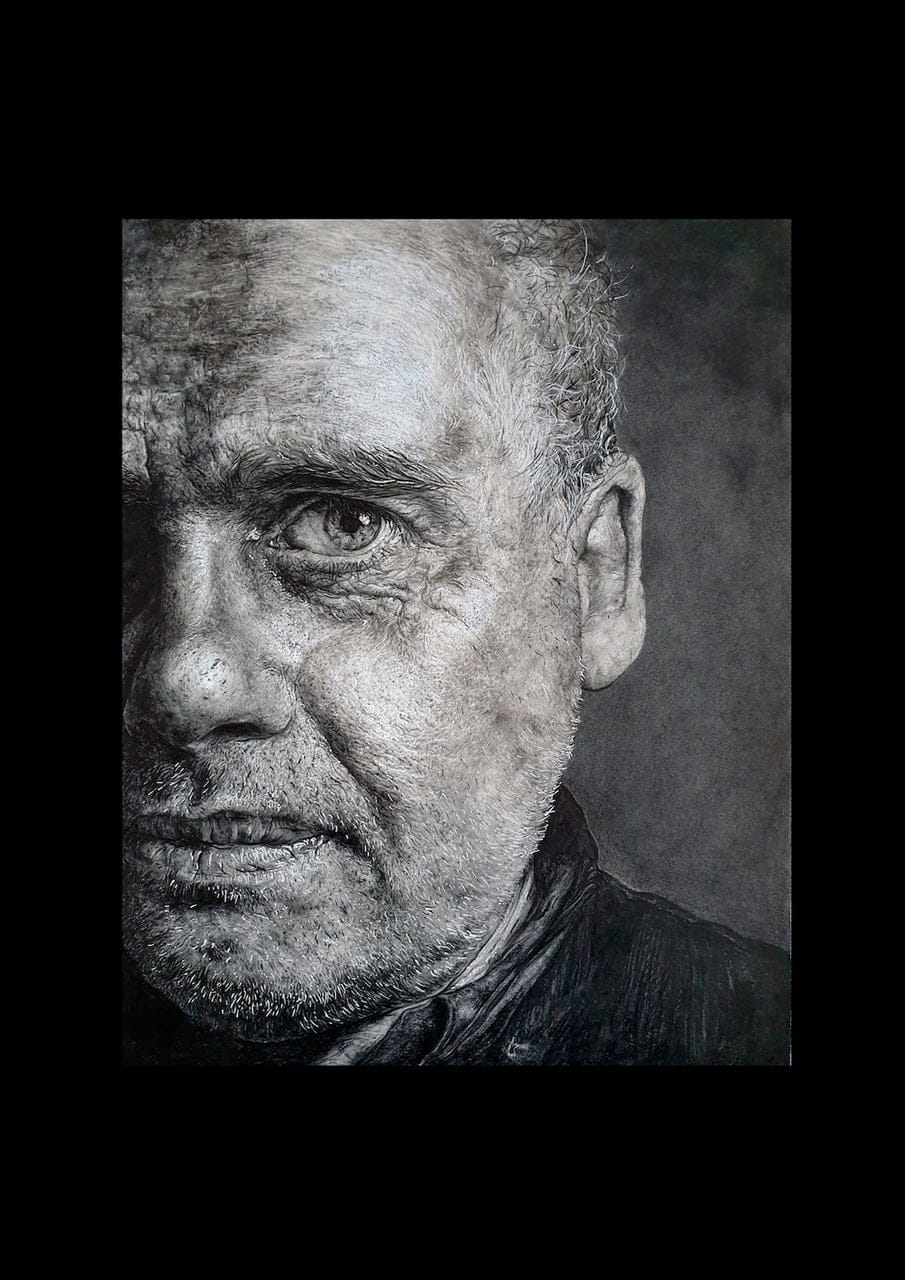 Billy by Emma Worth, Pencil on paper, 2025