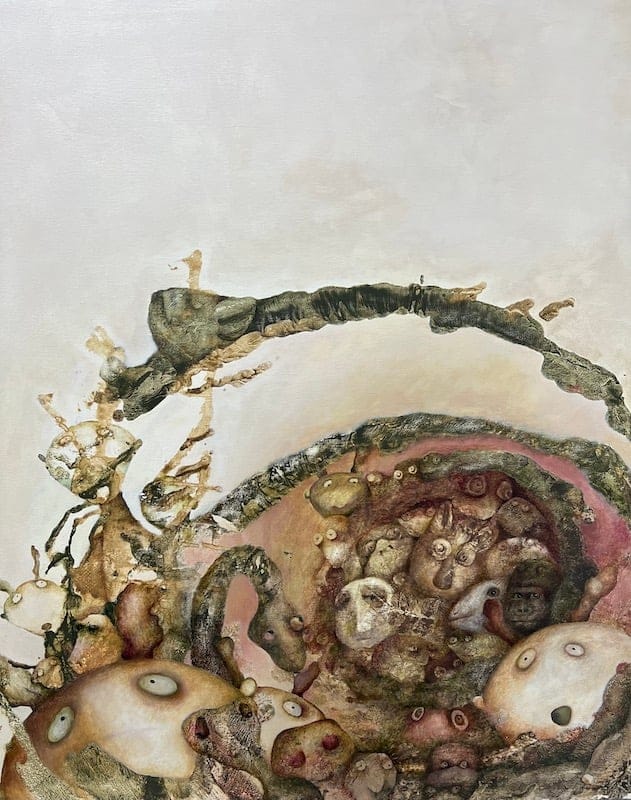 Transcendence by Eva Ku, Acrylic on canvas
