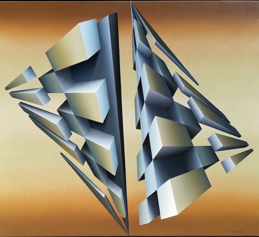 Aspect by Gyorgyi Bors, Oil on canvas