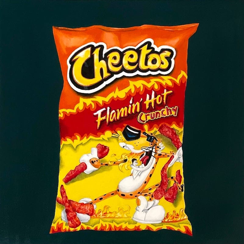 cheetos by Jannica Åkesson, Oil on canvas