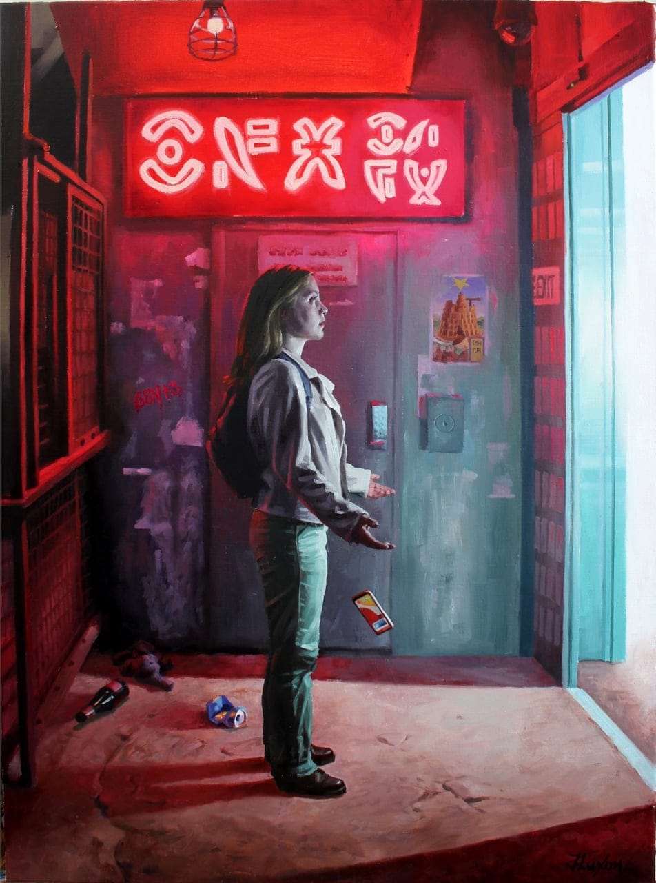 The Call by Jonathan Luxon, Oil on canvas, 2025