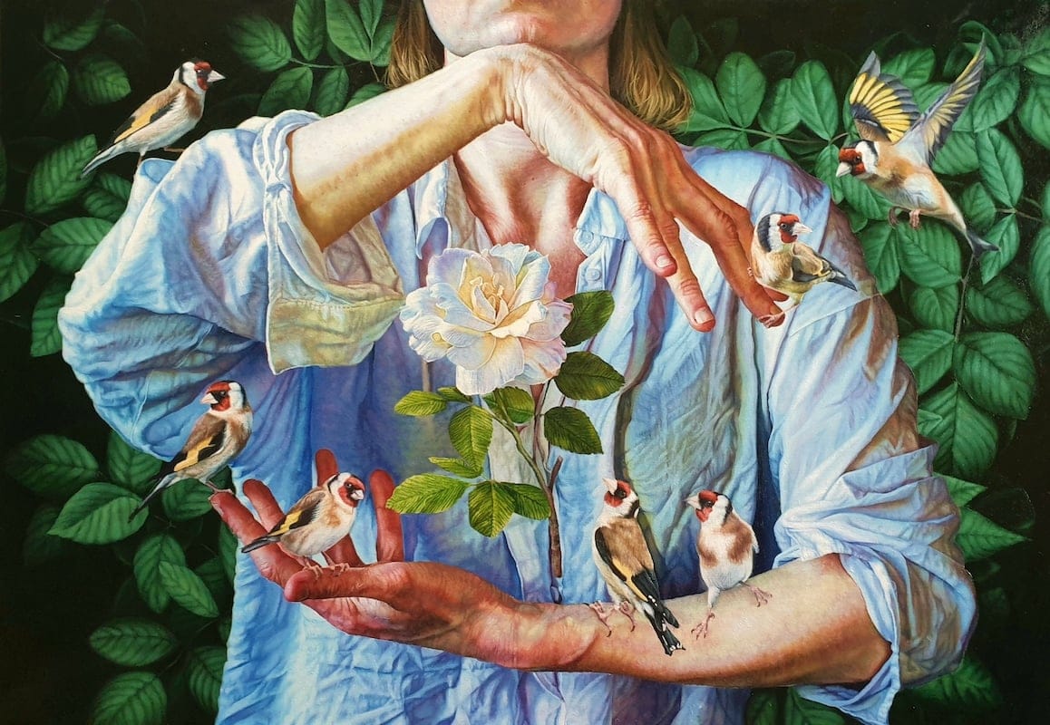 Radiant at Heart by Kasia Przado, Oil on canvas