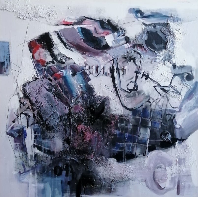 Space travel by Rodica Gherghinoiu Croitoru, Acrylic on canvas
