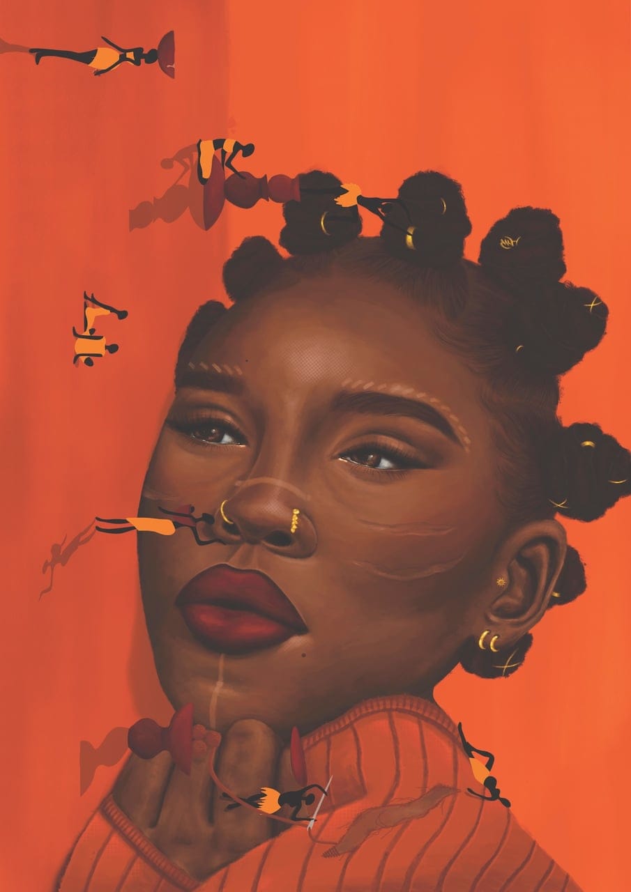 No Rhyme, Just a Reason by Shai Digital, Digital Painting on paper, 2024