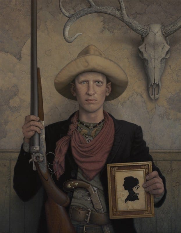 Her Name was Magill by Tomas Clayton, Oil on board