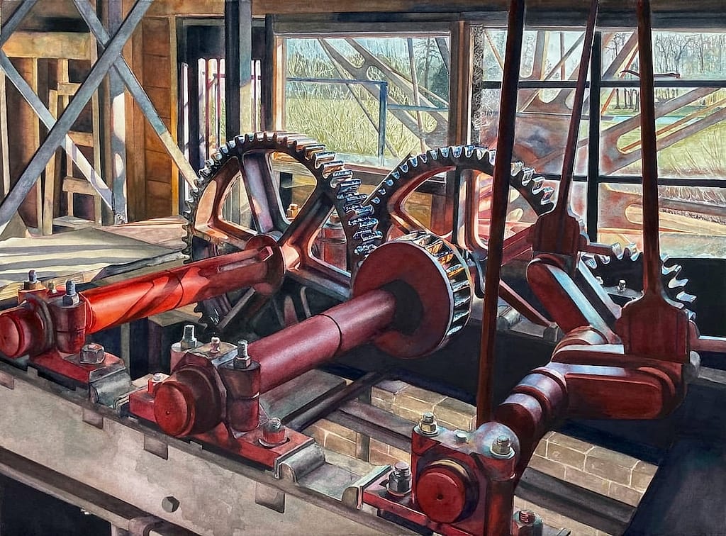 Heavy Metal by Tracy Love, Watercolour on paper
