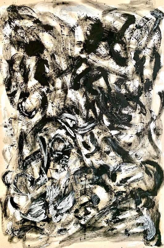 BEYOND by Violetta De Saga, Oil on canvas