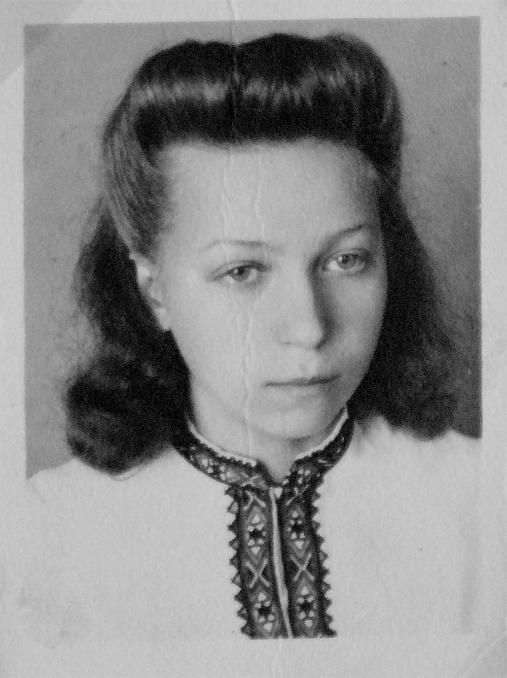 Ivanna as a young woman: the archival portrait at the centre of LIBA Collective’s A Thousand Voices.